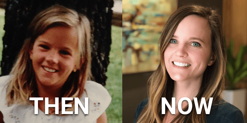 Comparing account manager Whitney Phinyawatana from 1998 to now.